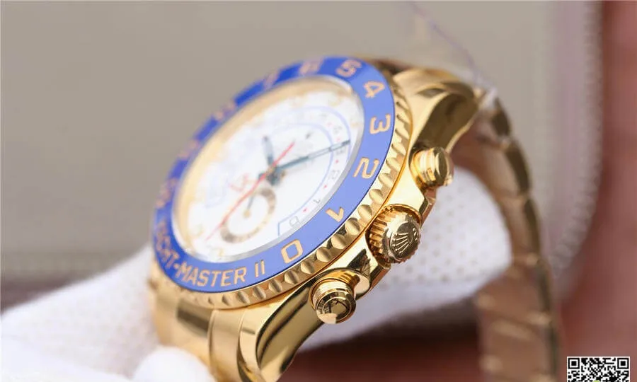 Yacht-Master II M116688-0002 JF Factory 1:1 Best Edition Replica Watch White Dial