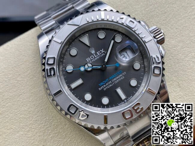 Rolex Yacht Master M126622-0001 Clean Factory 1:1 Best Edition Replica Watch Grey Strap