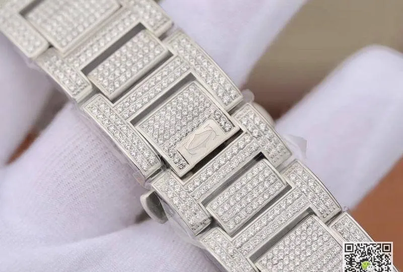 Ballon Bleu De Cartier WE9009Z3 42mm TW Factory 1:1 Best Edition Replica Watch Full Diamond Dial Swiss ETA2824