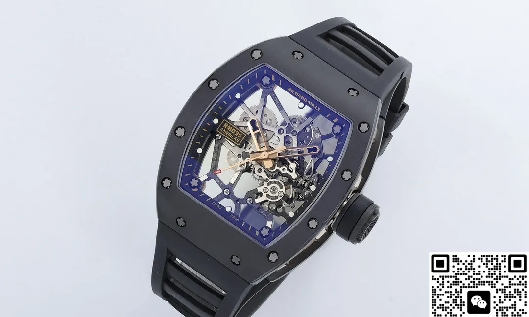 ZF Factory Richard Mille RM035 Black strap 1:1 Best Edition Replica Watch