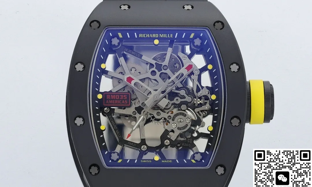ZF Factory Richard Mille RM035 Skeleton dial 1:1 Best Edition Replica Watch