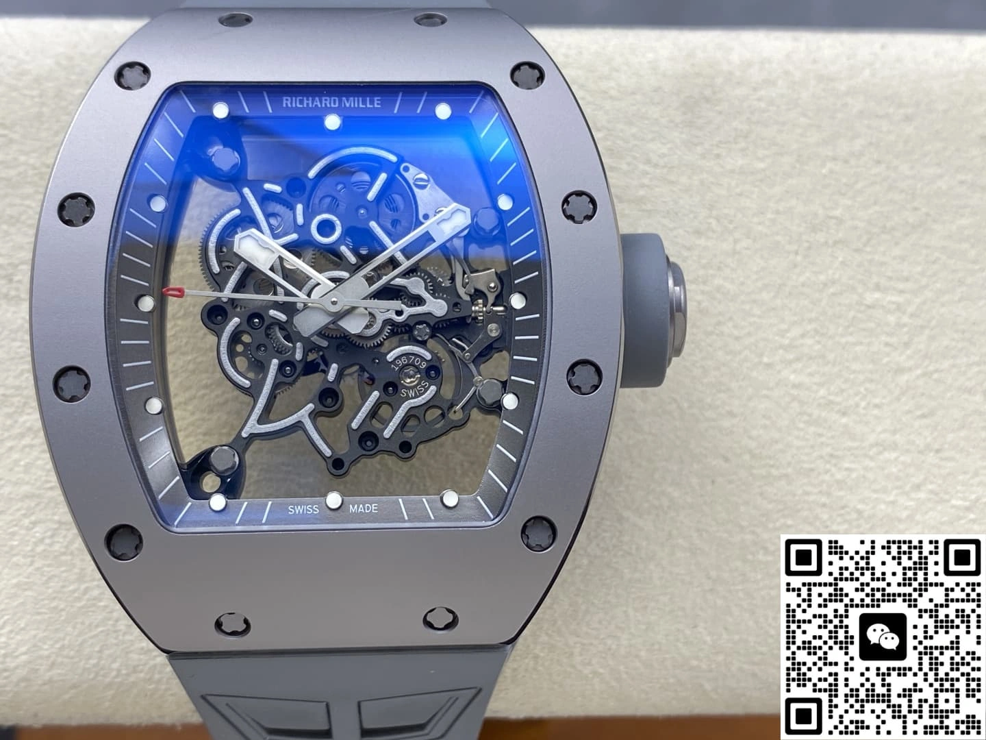 ZF Factory Richard Mille RM055 Gray Titanium 1:1 Best Edition Replica Watch