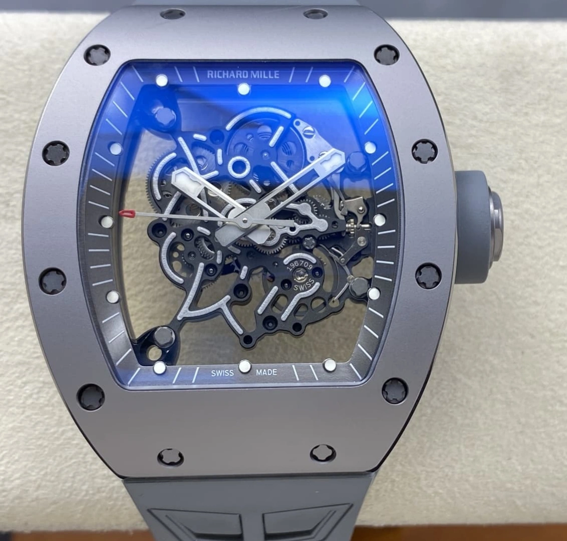 ZF Factory Richard Mille RM055 Gray Titanium 1:1 Best Edition Replica Watch