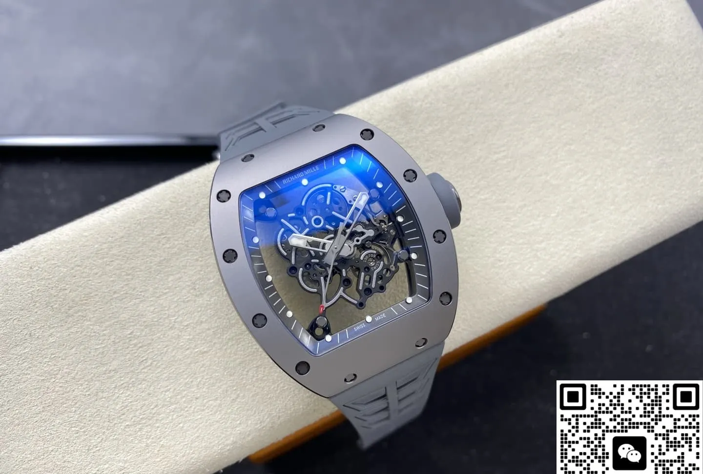 ZF Factory Richard Mille RM055 Gray Titanium 1:1 Best Edition Replica Watch
