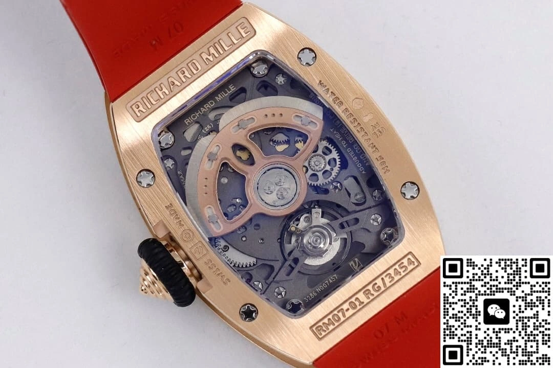 ZF Factory Richard Mille RM07-01 Red strap 1:1 Best Edition Replica Watch