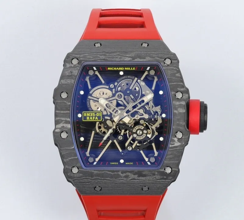 ZF Factory Richard Mille RM35-01 carbon fiber 1:1 Best Edition Replica Watch