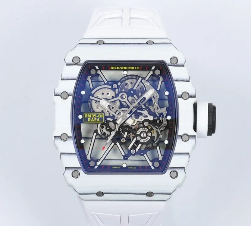 ZF Factory Richard Mille RM35-01 rubber strap 1:1 Best Edition Replica Watch