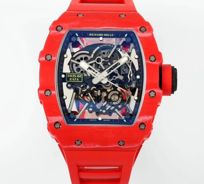 ZF Factory Richard Mille RM35-02 Red strap 1:1 Best Edition Replica Watch