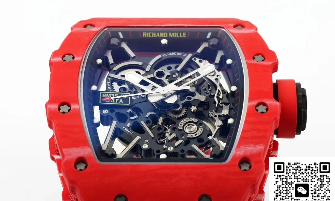 ZF Factory Richard Mille RM35-02 Red strap 1:1 Best Edition Replica Watch