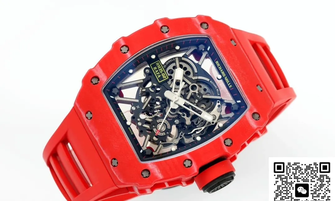 ZF Factory Richard Mille RM35-02 Red strap 1:1 Best Edition Replica Watch