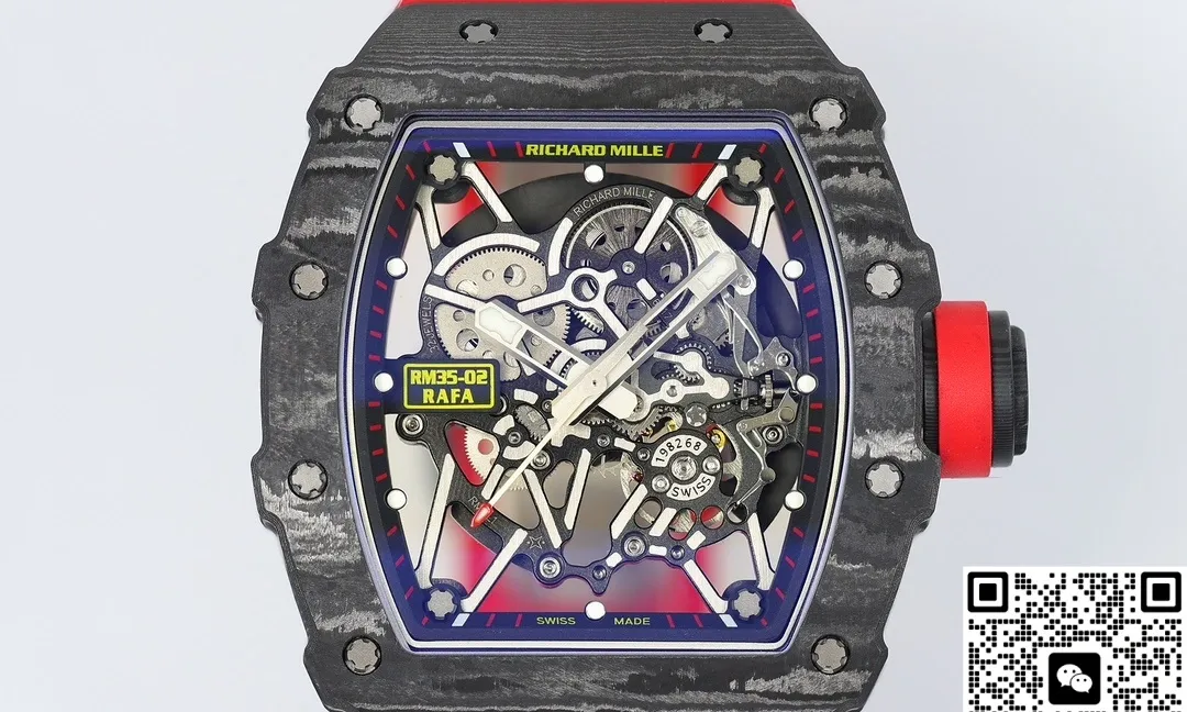 ZF Factory V7 Richard Mille RM35-02 Skeleton dial 1:1 Best Edition Replica Watch