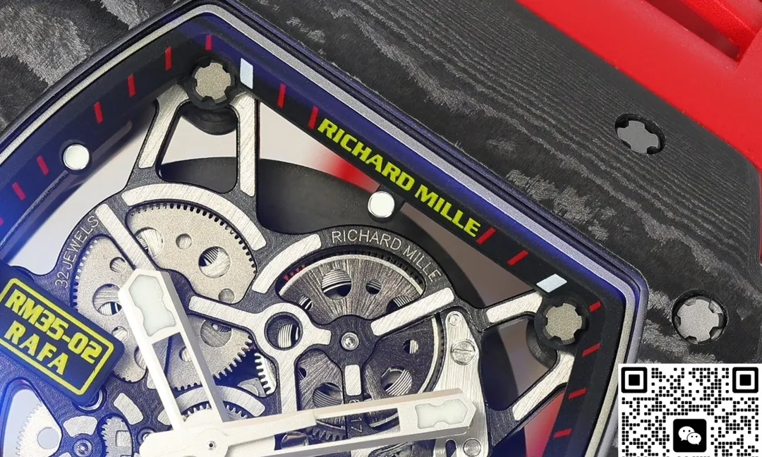 ZF Factory V7 Richard Mille RM35-02 Skeleton dial 1:1 Best Edition Replica Watch