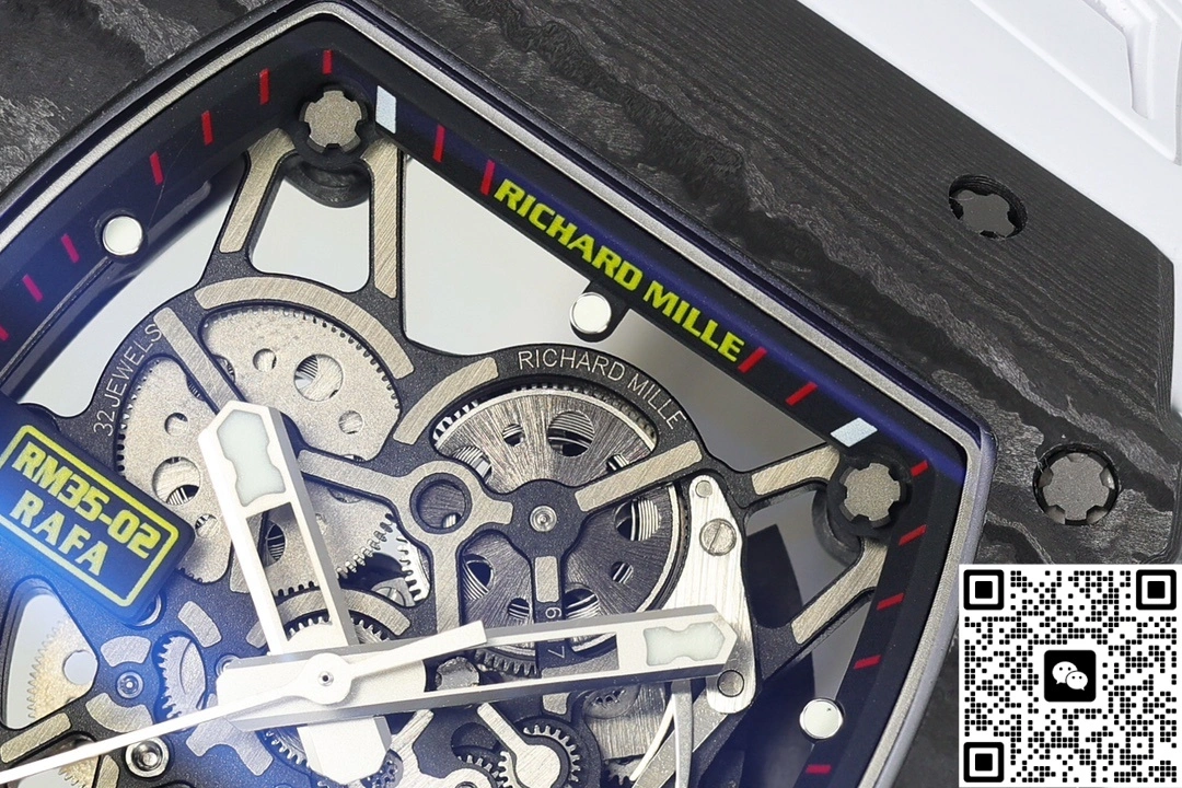 ZF Factory V7 Richard Mille RM35-02 carbon fiber 1:1 Best Edition Replica Watch