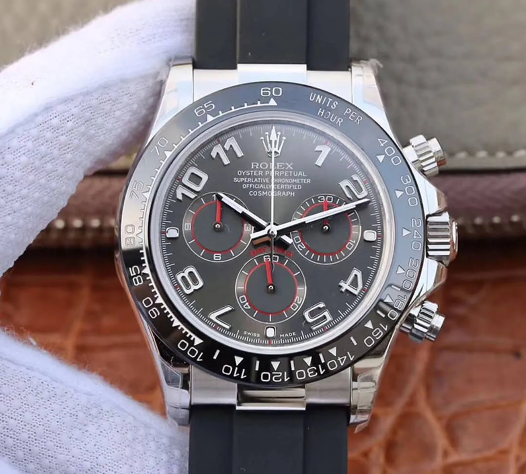 Rolex Daytona Cosmograph 40MM JH Factory 1:1 Best Edition Replica Watch Stainless Steel Bezel