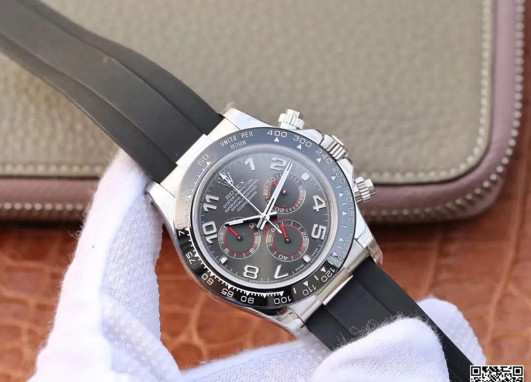 Rolex Daytona Cosmograph 40MM JH Factory 1:1 Best Edition Replica Watch Stainless Steel Bezel