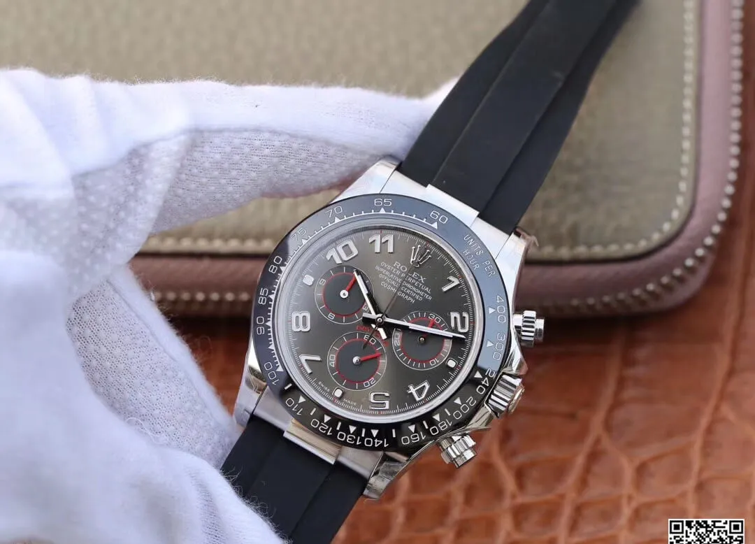 Rolex Daytona Cosmograph 40MM JH Factory 1:1 Best Edition Replica Watch Stainless Steel Bezel