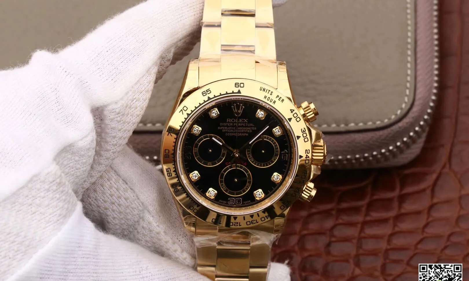 Rolex Daytona Cosmograph M116508-0008 JH Factory 1:1 Best Edition Replica Watch Diamonds Dial