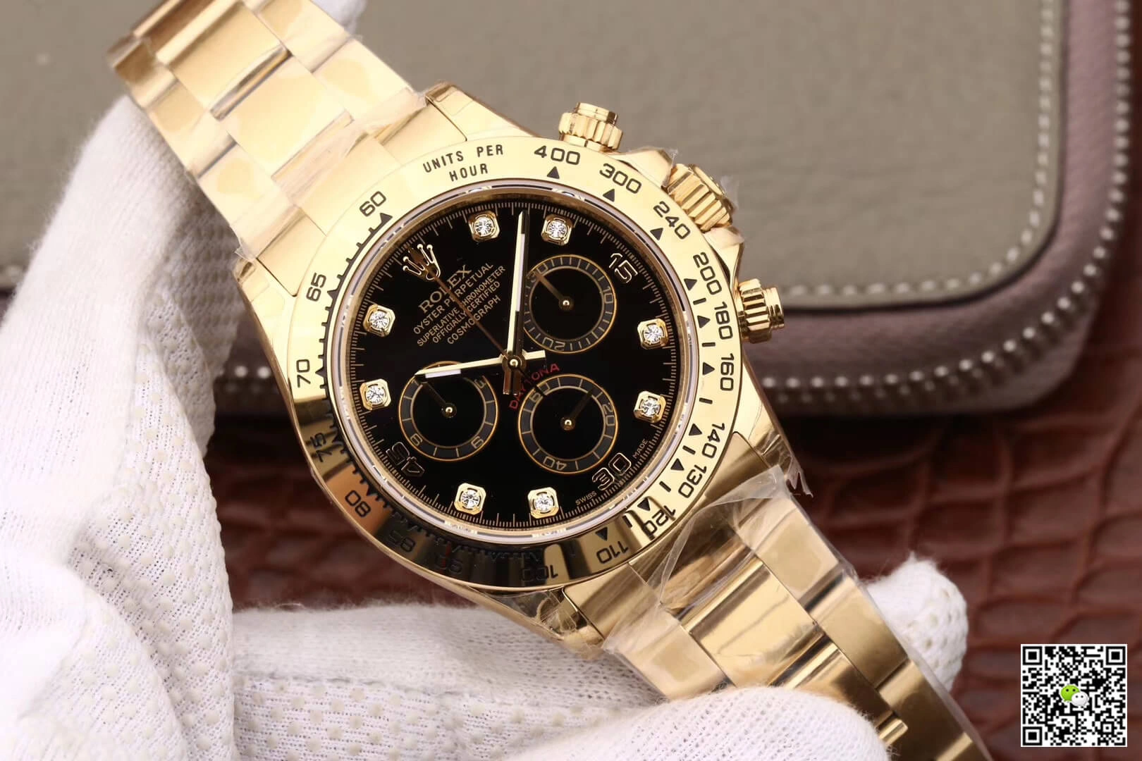 Rolex Daytona Cosmograph M116508-0008 JH Factory 1:1 Best Edition Replica Watch Diamonds Dial