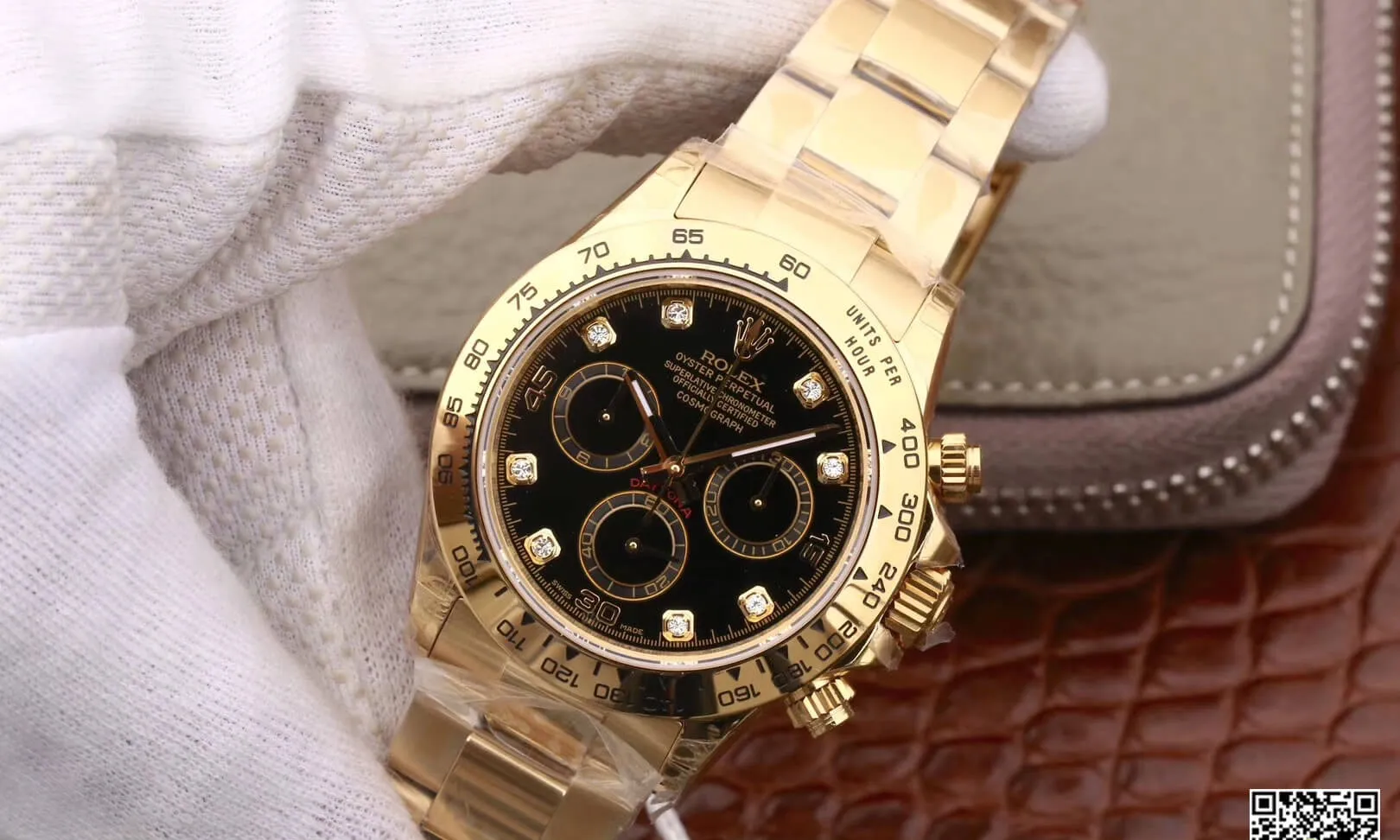 Rolex Daytona Cosmograph M116508-0008 JH Factory 1:1 Best Edition Replica Watch Diamonds Dial