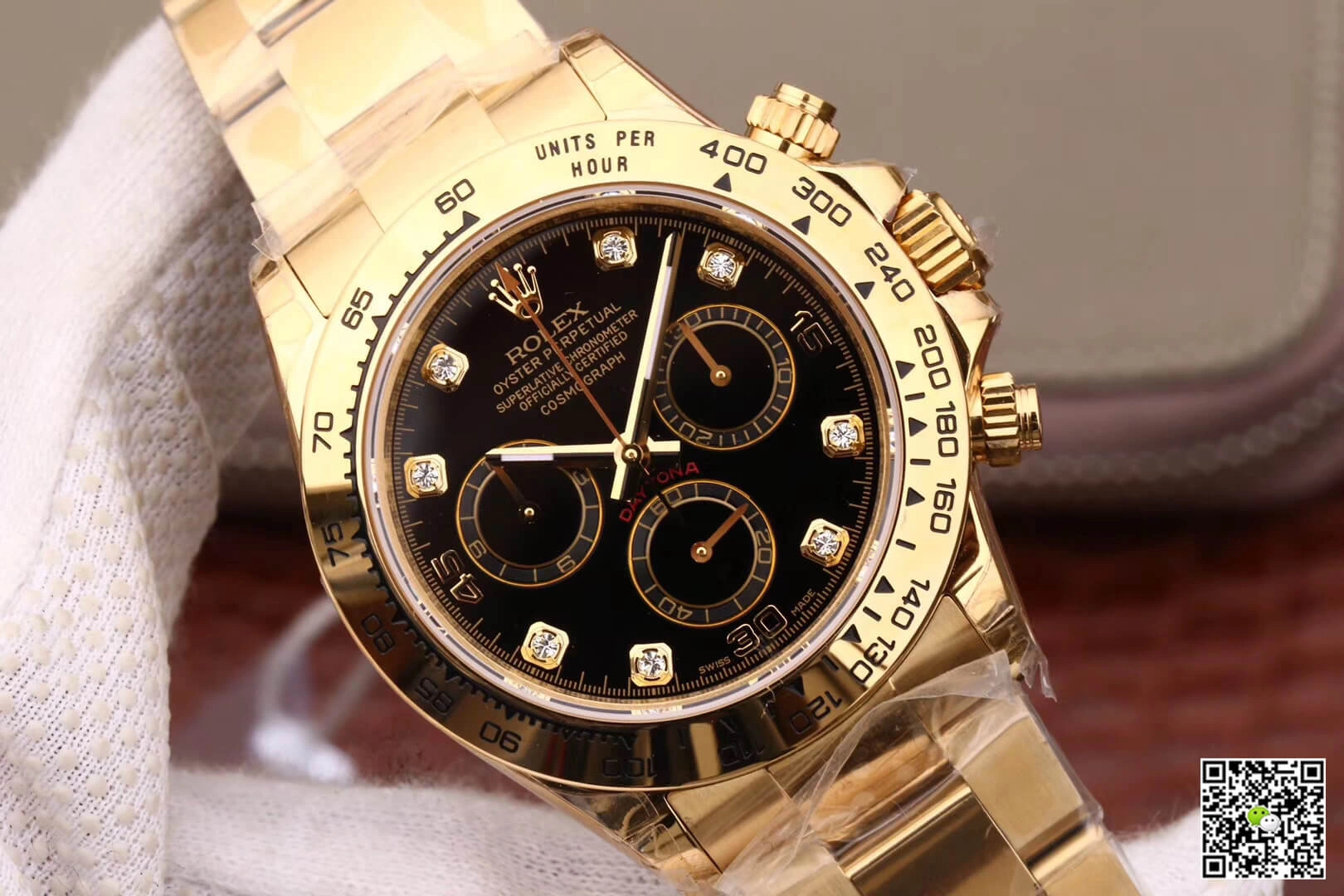 Rolex Daytona Cosmograph M116508-0008 JH Factory 1:1 Best Edition Replica Watch Diamonds Dial