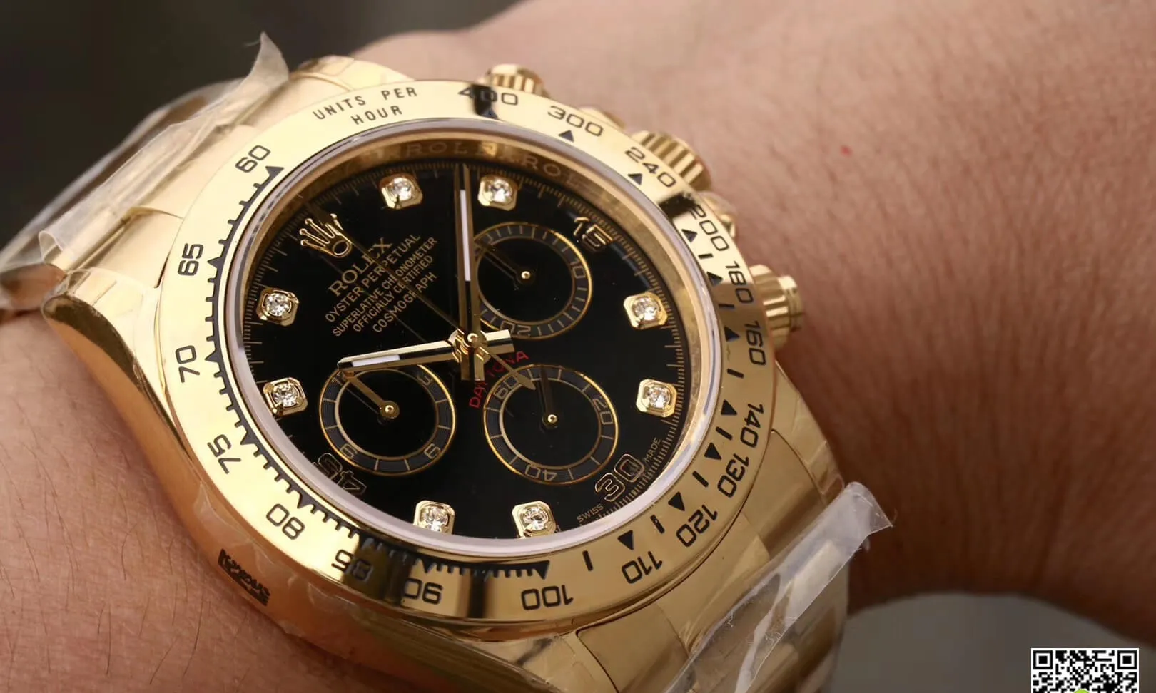Rolex Daytona Cosmograph M116508-0008 JH Factory 1:1 Best Edition Replica Watch Diamonds Dial