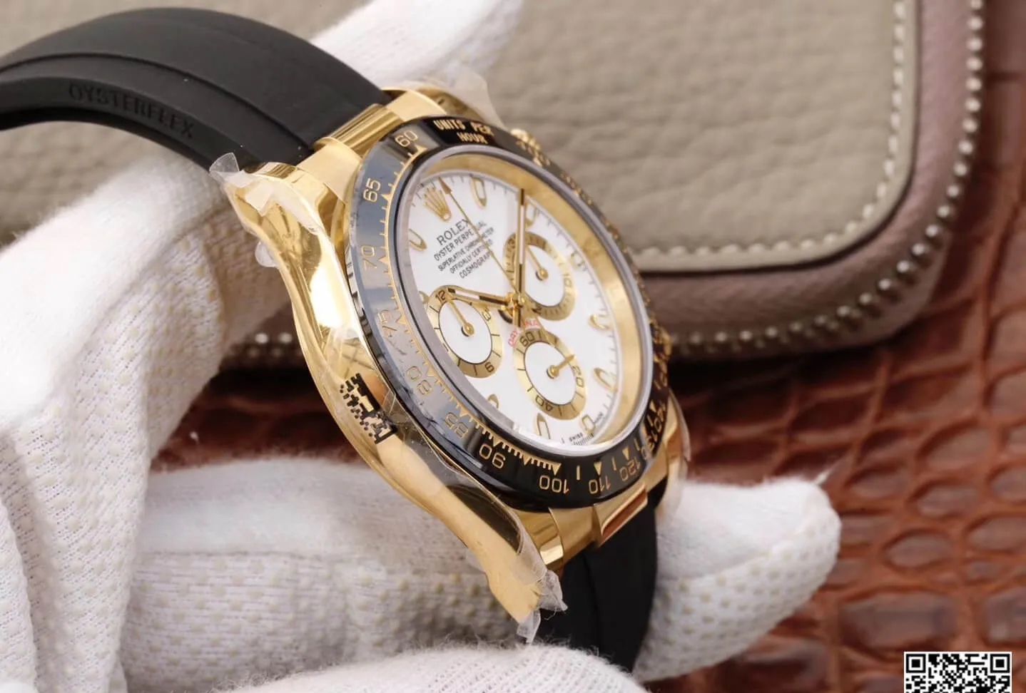 Rolex Daytona Cosmograph M116518ln-0041 JH Factory 1:1 Best Edition Replica Watch Black Strap