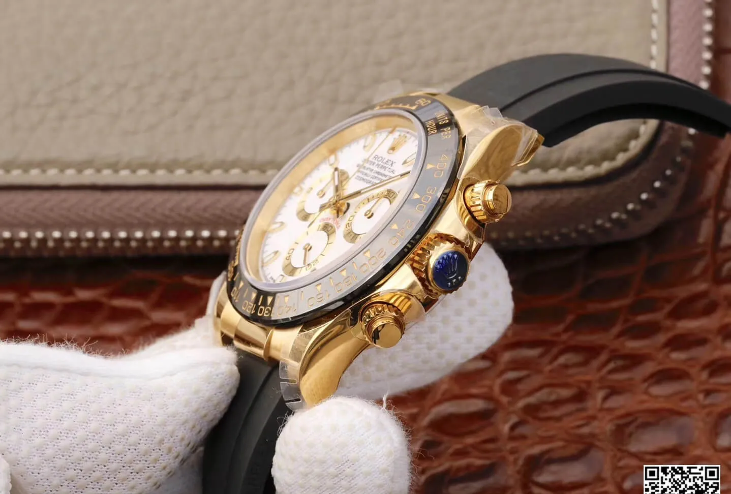Rolex Daytona Cosmograph M116518ln-0041 JH Factory 1:1 Best Edition Replica Watch Black Strap