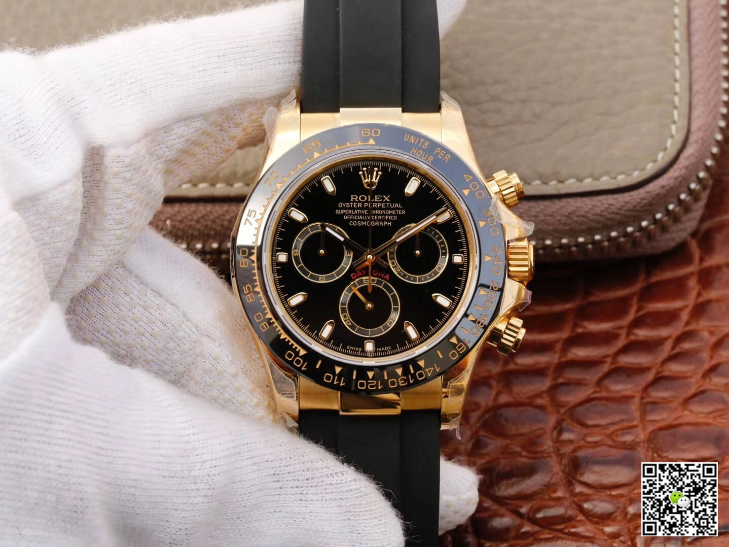 Rolex Daytona Cosmograph M116518ln-0043 JH Factory 1:1 Best Edition Replica Watch Black Bezel