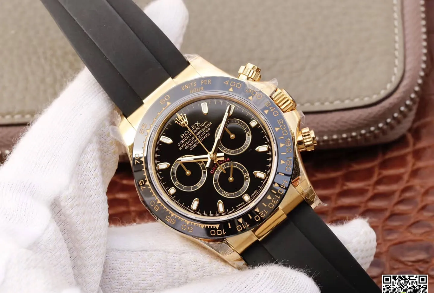 Rolex Daytona Cosmograph M116518ln-0043 JH Factory 1:1 Best Edition Replica Watch Black Bezel
