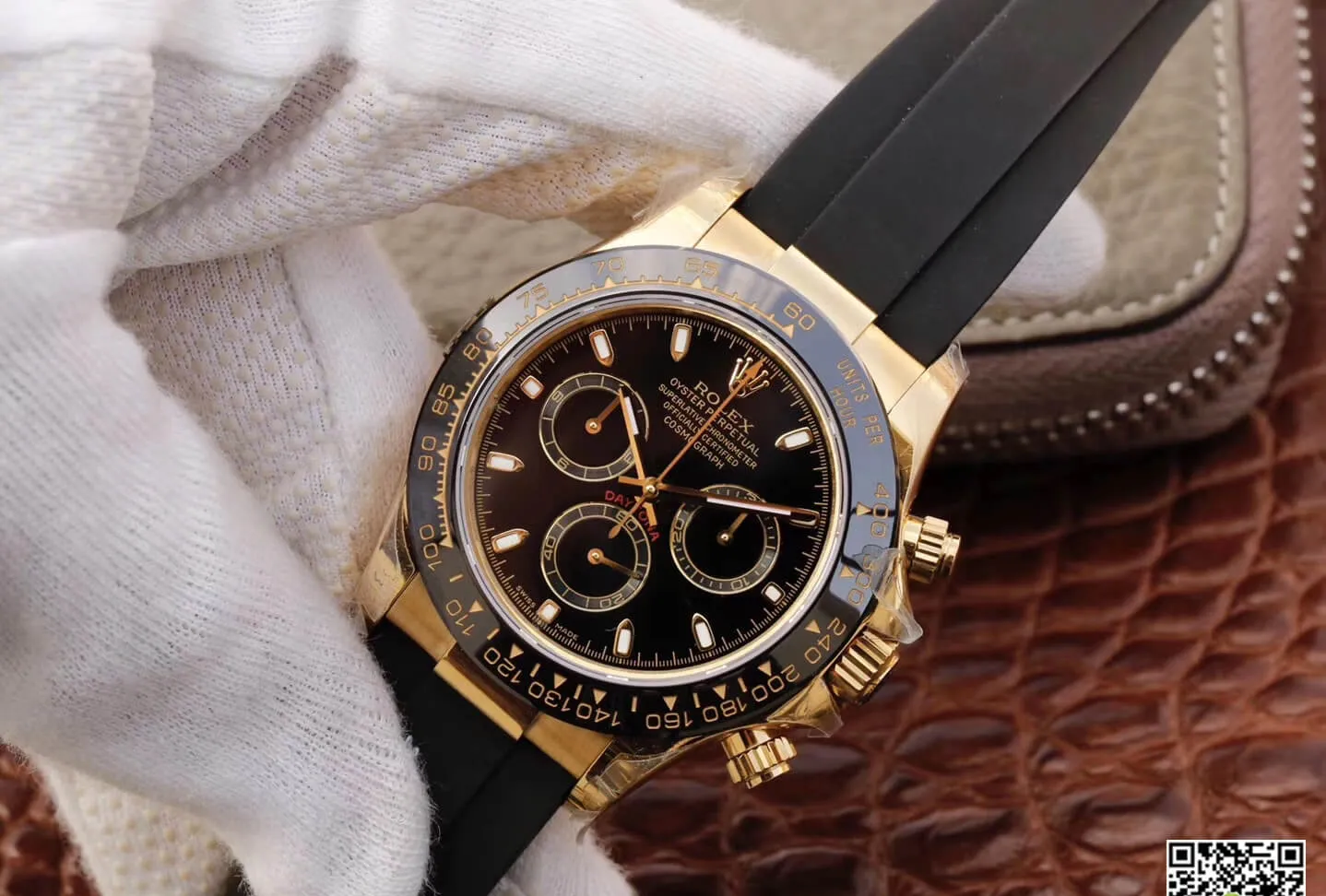 Rolex Daytona Cosmograph M116518ln-0043 JH Factory 1:1 Best Edition Replica Watch Black Bezel