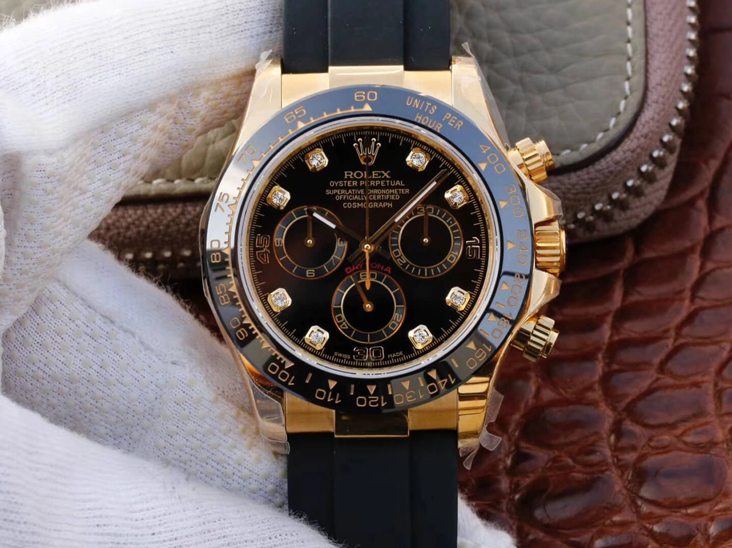Rolex Daytona Cosmograph M116518ln-0046 JH Factory 1:1 Best Edition Replica Watch Black Bezel