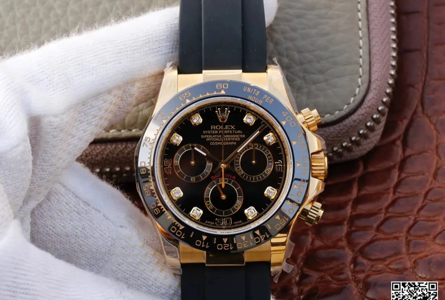 Rolex Daytona Cosmograph M116518ln-0046 JH Factory 1:1 Best Edition Replica Watch Black Bezel