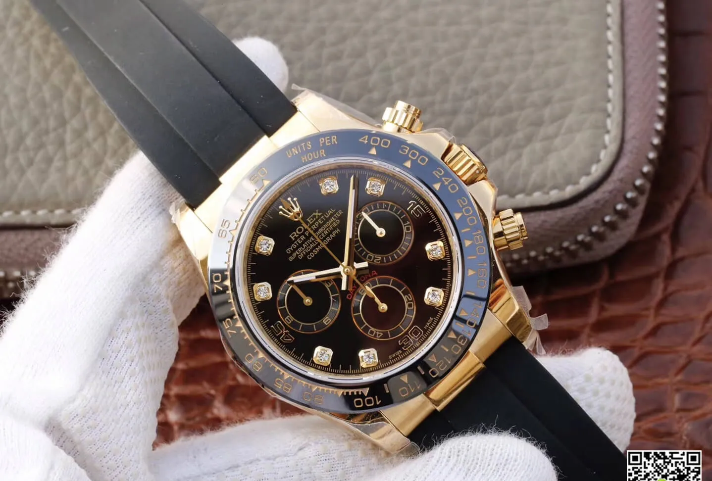Rolex Daytona Cosmograph M116518ln-0046 JH Factory 1:1 Best Edition Replica Watch Black Bezel