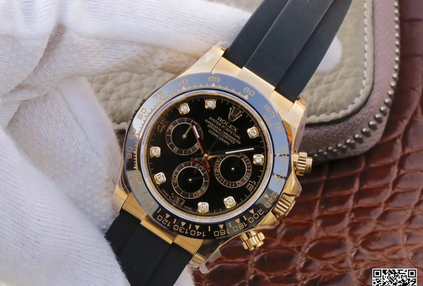 Rolex Daytona Cosmograph M116518ln-0046 JH Factory 1:1 Best Edition Replica Watch Black Bezel