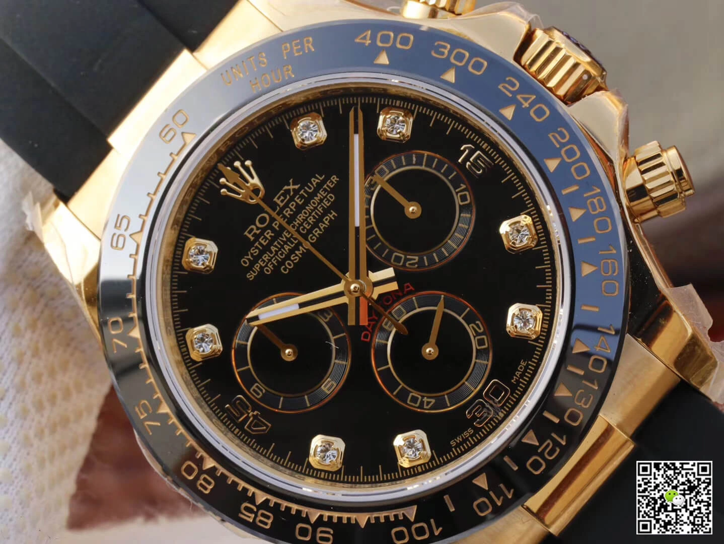Rolex Daytona Cosmograph M116518ln-0046 JH Factory 1:1 Best Edition Replica Watch Black Bezel