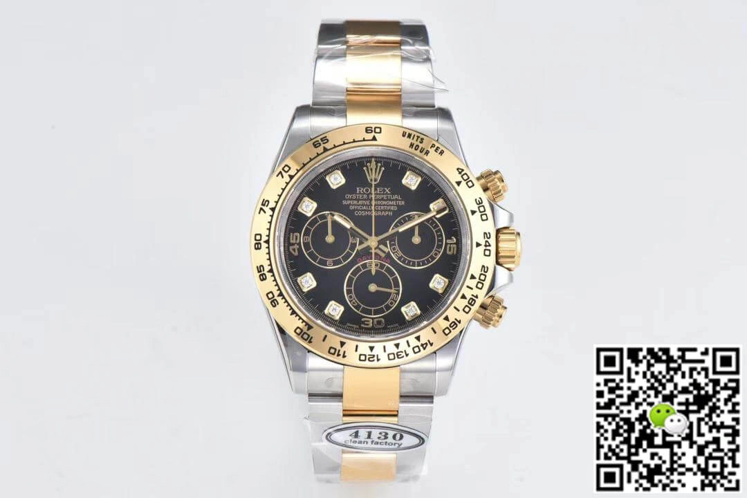 Rolex Cosmograph Daytona M116503-0008 Clean Factory 1:1 Best Edition Replica Watch V3 Black Diamond Dial