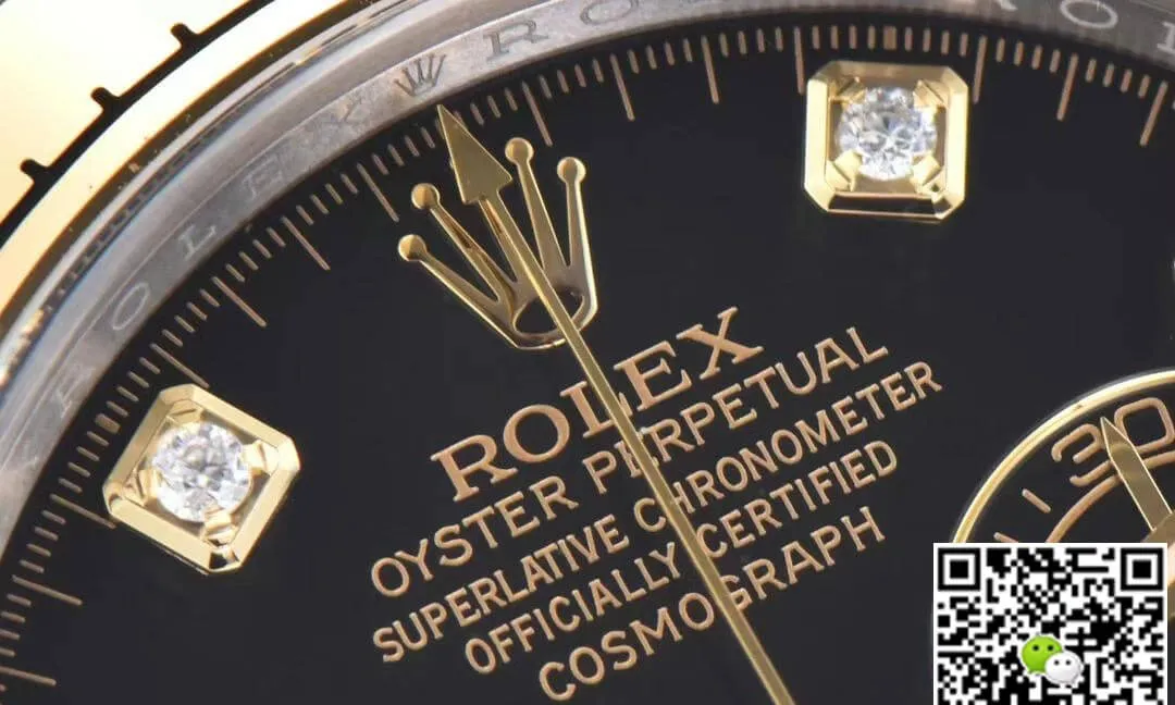 Rolex Cosmograph Daytona M116503-0008 Clean Factory 1:1 Best Edition Replica Watch V3 Black Diamond Dial