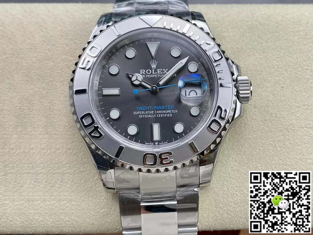 Rolex Yacht Master M126622-0001 40MM VS Factory 1:1 Best Edition Replica Watch Gray Dial