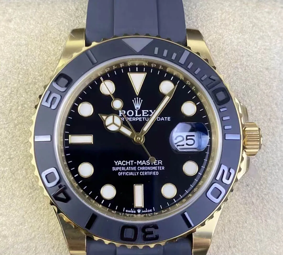 Rolex Yacht Master M226658-0001 Clean Factory 1:1 Best Edition Replica Watch Black Bezel