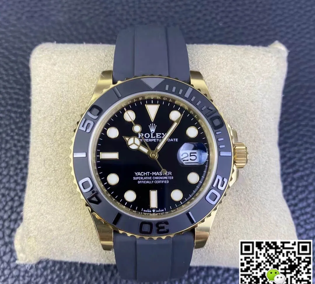 Rolex Yacht Master M226658-0001 Clean Factory 1:1 Best Edition Replica Watch Black Bezel