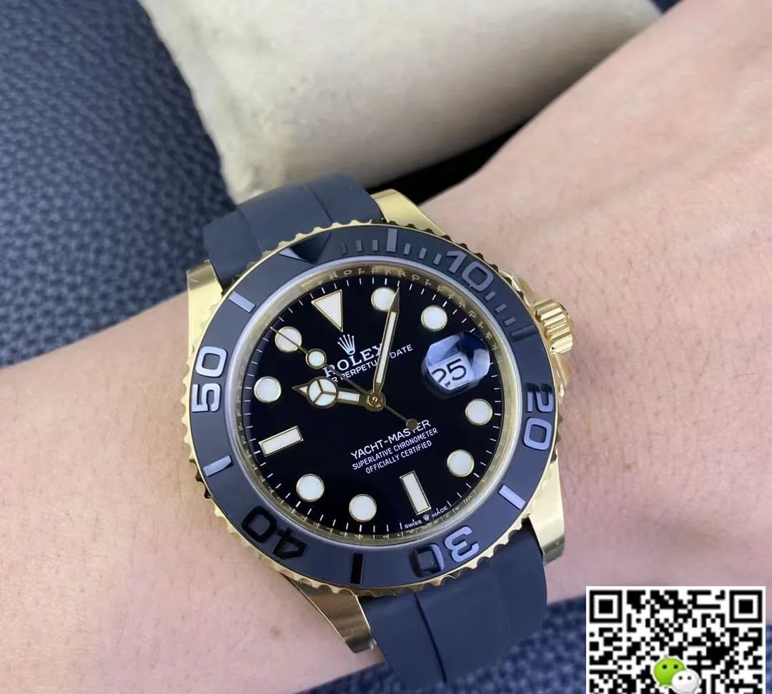 Rolex Yacht Master M226658-0001 Clean Factory 1:1 Best Edition Replica Watch Black Bezel