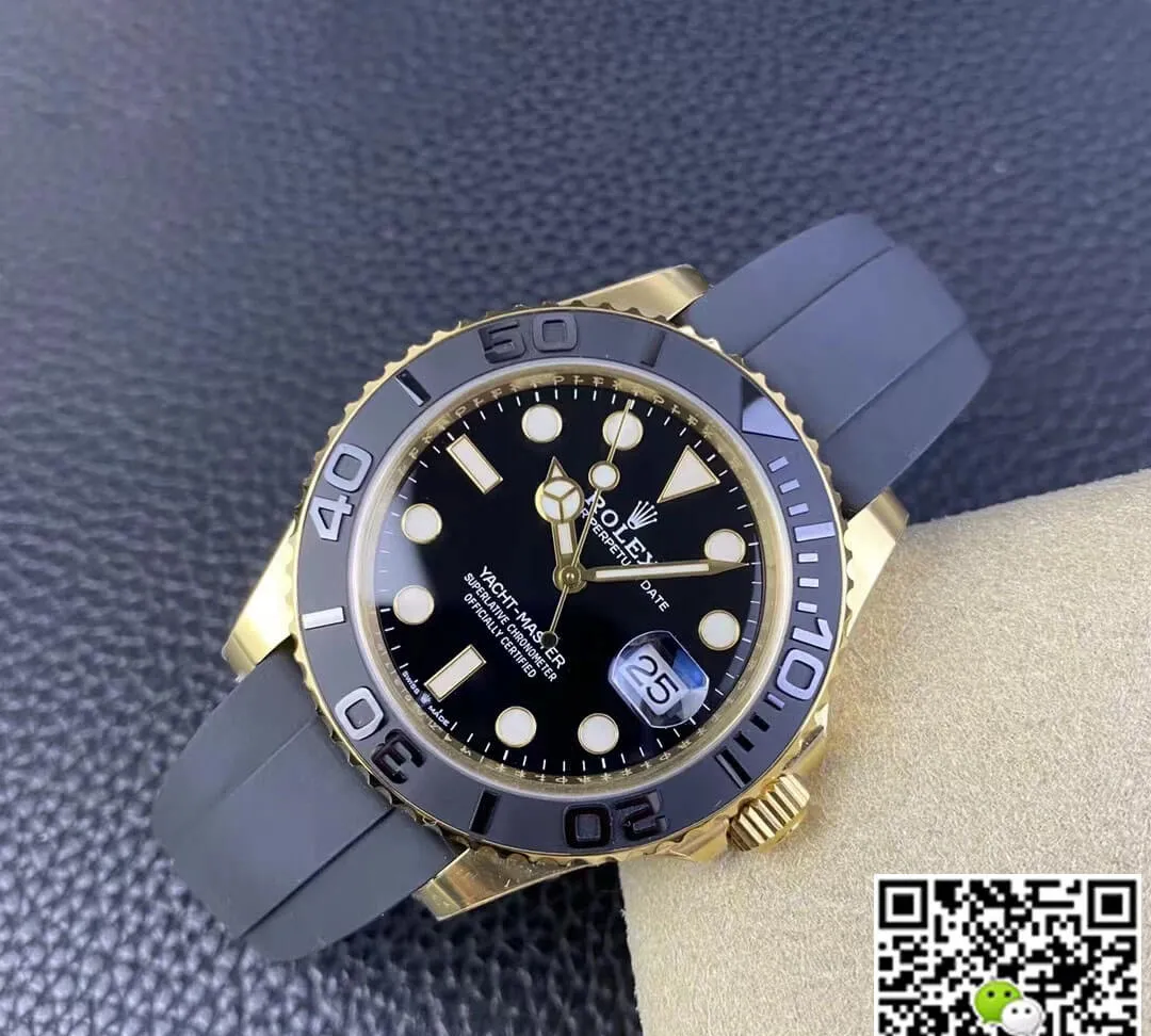Rolex Yacht Master M226658-0001 Clean Factory 1:1 Best Edition Replica Watch Black Bezel