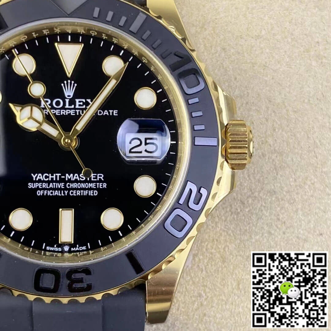 Rolex Yacht Master M226658-0001 Clean Factory 1:1 Best Edition Replica Watch Black Bezel