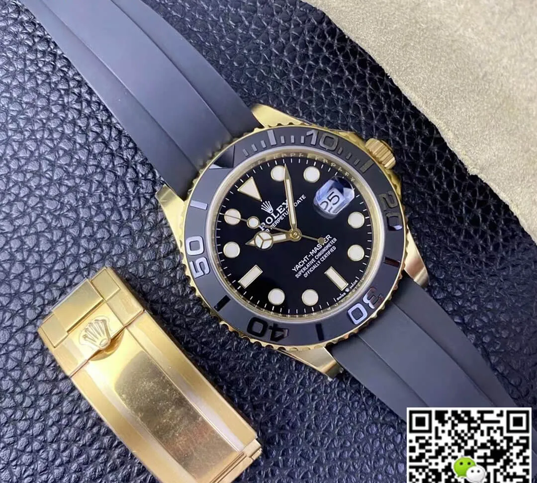 Rolex Yacht Master M226658-0001 Clean Factory 1:1 Best Edition Replica Watch Black Bezel