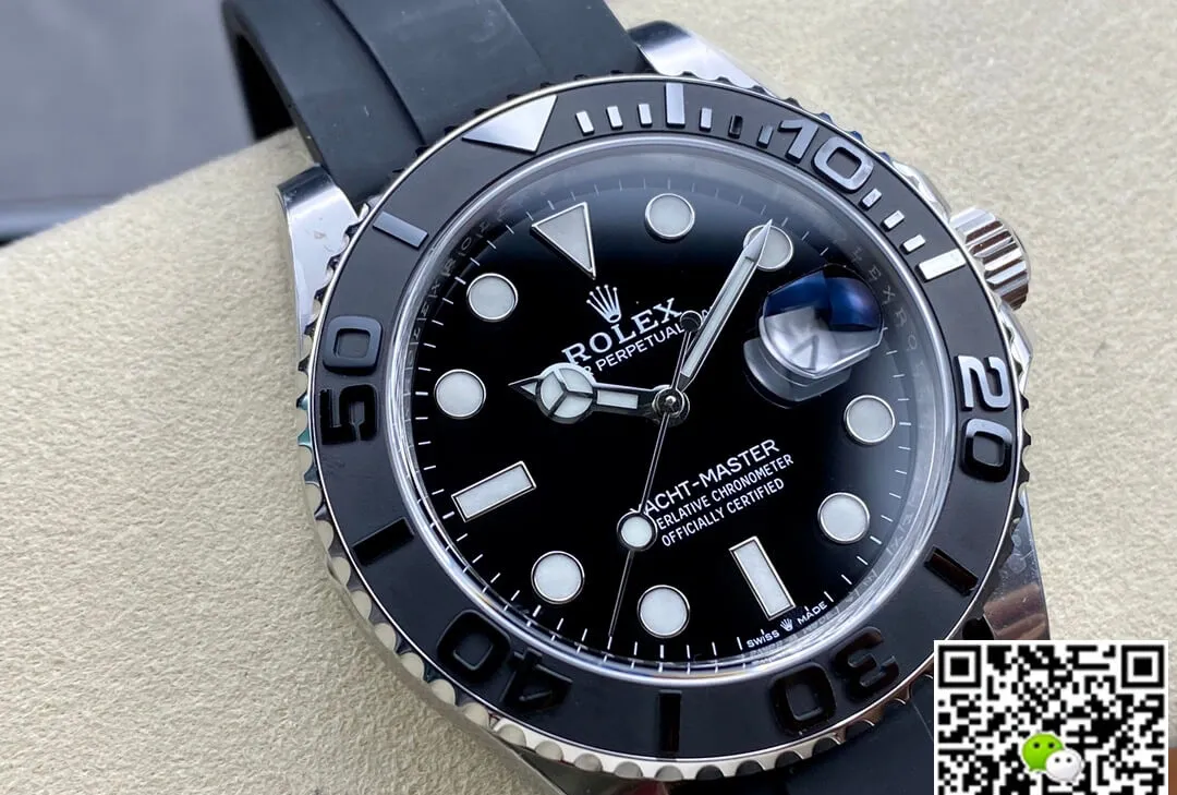 Rolex Yacht Master M226659-0002 Clean Factory 1:1 Best Edition Replica Watch Black Strap