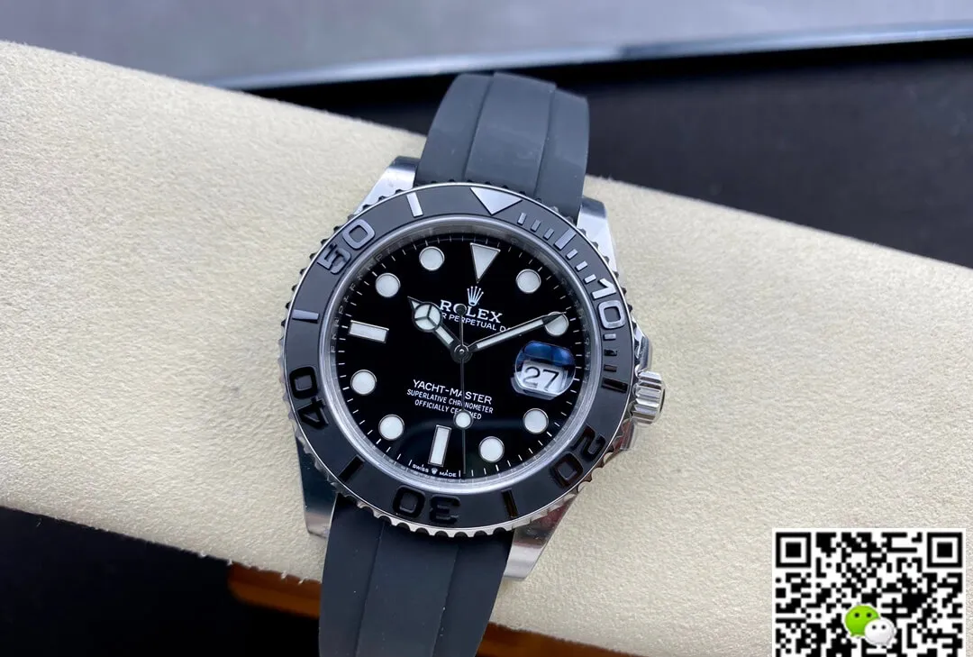 Rolex Yacht Master M226659-0002 Clean Factory 1:1 Best Edition Replica Watch Black Strap