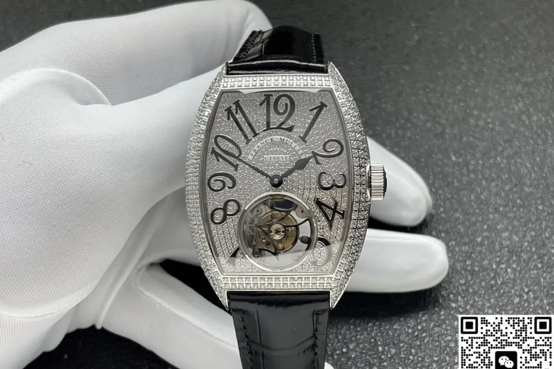 ABF Factory Franck Muller Tourbillon 8889 Leather Strap 1:1 Best Edition Replica Watch