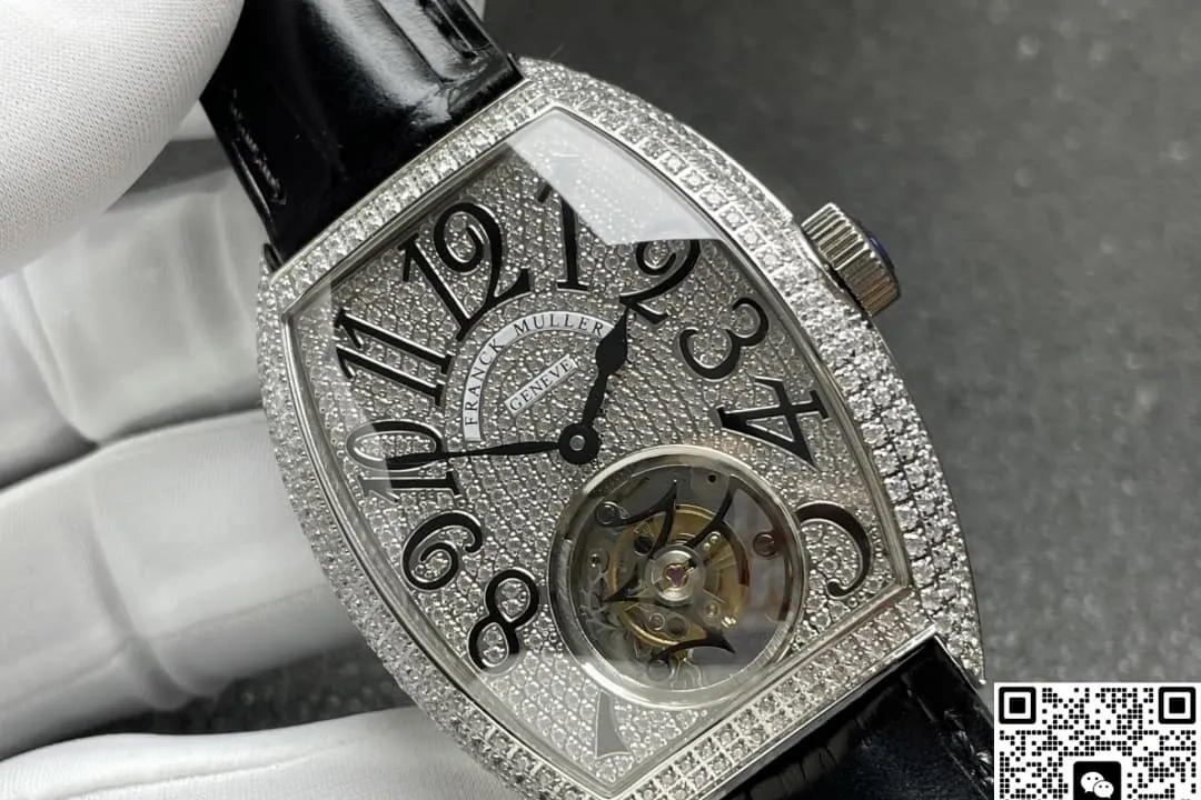 ABF Factory Franck Muller Tourbillon 8889 Leather Strap 1:1 Best Edition Replica Watch