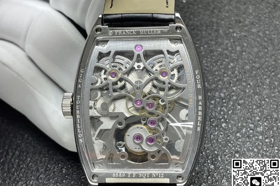 ABF Factory Franck Muller Tourbillon 8889 Leather Strap 1:1 Best Edition Replica Watch