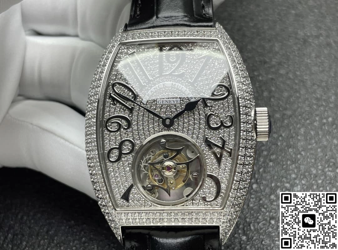 ABF Factory Franck Muller Tourbillon 8889 Leather Strap 1:1 Best Edition Replica Watch